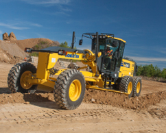 Komatsu motor grader